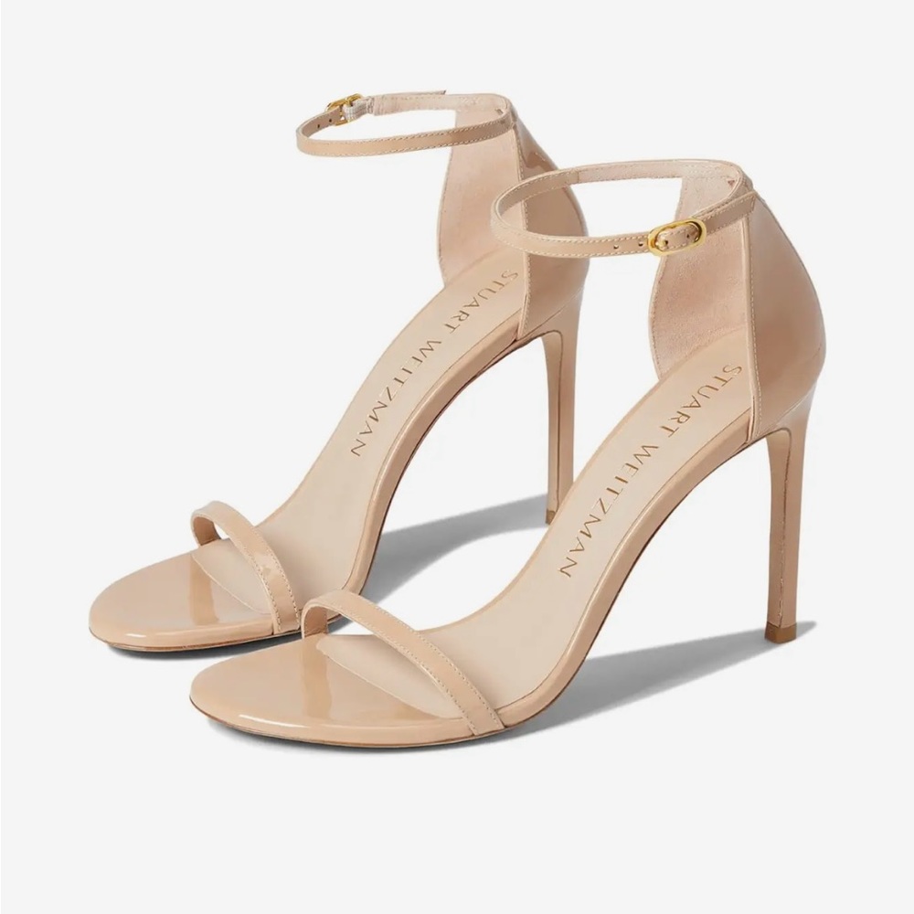 Stuart Weitzman Nudistsong Nude Heels Size 7 1/2